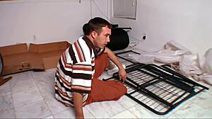 petite skinny teen gapes anal on monster cock facial cumshot!