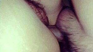 amazing homemade couple bangs cute 18-year-old in doggystyle close-up. she rides to wild orgasm