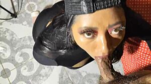 F**KING A LATINA BRUNETTE'S BIG ASS POST-GYM CREAMPIE!!