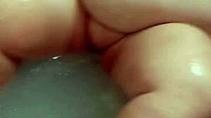 Step Mom Sucks Cock Deep Then Rides for Cum on Boobs!