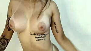 hey latina beauty, love showing off those big tits to fans