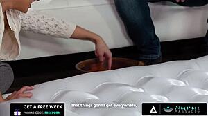 first time nuru? watch busty milf ryan keely ride masseuse cock!