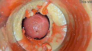 cumming hard on your huge cock close-up inside my juicy squirting wet pussy asmr 4k