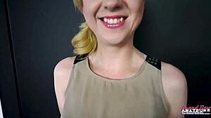 petite blonde keyton deepthroats cock rimjobs balls before facial