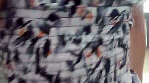 neighbor sneaks with young wife in short dress