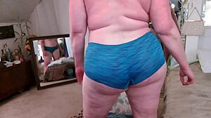ubermonkees models huge ass panties tshirt kisses flirts dirty talk