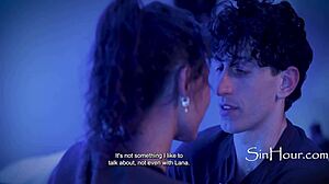 Stepdad tricked and corrupted my busty friends in cinema group fuck