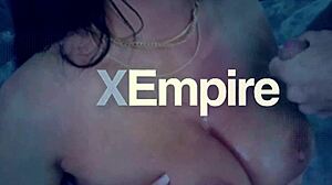 jesse pony moans greedily as huge cock stretches her busty ass deep