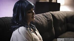 Hey busty babe, my shaved milf landlady seduces you for pussy licking 69!