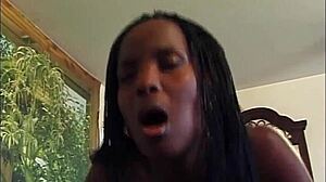 barefoot ebony pregnant beauty rides cock heels-off deepthroat creampie