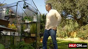 Jenna Starr's huge ass milf garden pounding by Diego Perez