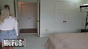 alexis kay's shaved pussy creampied after mofos photoshoot fuck with charles