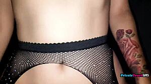 stepbro fucks beauty natural tits girl bent over bedroom rough