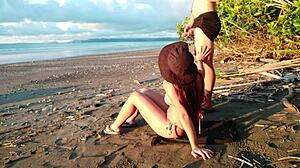 unknown dude fucked my big ass on beach real homemade porn 📱🍑