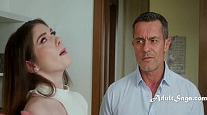 petite european tricked into double penetration skinny threesome