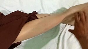 muslim sister lifts hijab for stepbro tease