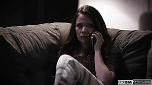 Hey busty babe, my shaved milf landlady seduces you for pussy licking 69!