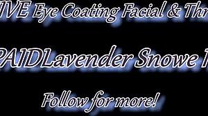 innocent goth babe chokes on extreme throatpie facial closeup