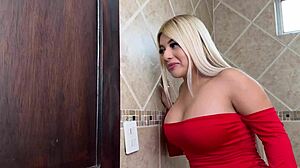 i beg roommate to fuck my huge tits latina pussy pov orgasm ride