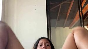 Horny Petite Latina Teen Masturbates Juicy Pussy On Video Call