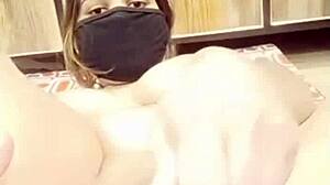 Deep Vegetable Anal Insertion Sparks Intense Moans