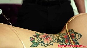 Beautiful Maddy May Oiled Up For Muscled Dude's Deep Pussy Massage!
