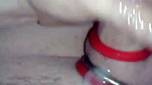 my solo session with the cock ring toy