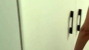 lisa in lingerie flashes tattooed wife tits on balcony