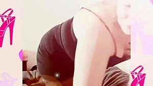 flashing my pierced milf pussy thru crotchless panties! 🎶😈🔥