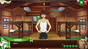 scoutmaster chats up game friends camp teen in episode 7 russian