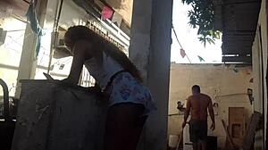 Stepdad Pounds Skinny Latina Teen Anal to Creampie Finish