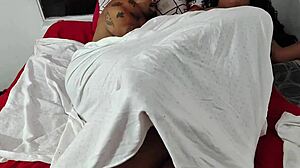 bbw's fat ass fisted and monster bbc fucked under covers begging