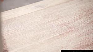 Uptight College Student Leana Lovings Seduces Stepcousin For Shaved Pussy Fuck