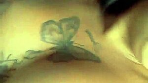 Tattooed Prostitute Shows Off Ass And Cock In Amateur Tease