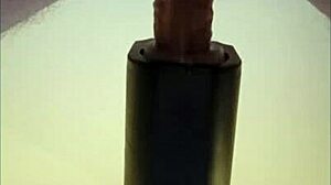 huge pov cumshot milks remote sex toy down under!