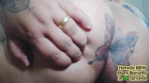 bbw hotwife mary butterfly dances brazilian carnaval