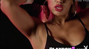 Suggestive Milf Workout Naked Babe Playboy Poses