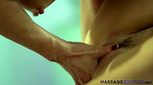 after sensual massage aiden fingers kylie rocket's wet pussy