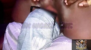 Ebony babe bends over doggystyle squirts huge on monster black cock after ripping clothes.