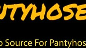 lucky boyfriend tears pantyhose to fuck wet redhead pussy doggystyle