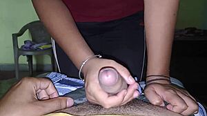 indian babe deepthroats teacher's throbbing cock with horny passion