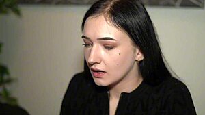 Young Skinny Britney Dutch Gags On Double Monster Cocks In Rough Humiliating Threesome!