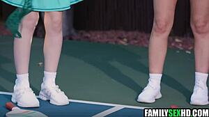 wanna play pickleball then jump into stepfamily foursome fuckfest?