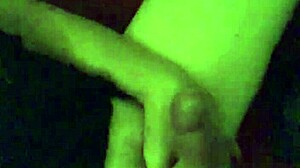 sophie clover shows off her beautiful face while stroking hard shemale cock in casual tease