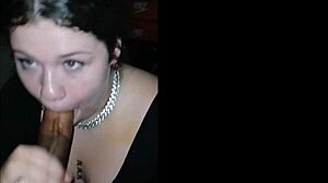 young lady slurps big black cock before epic facial cumshot