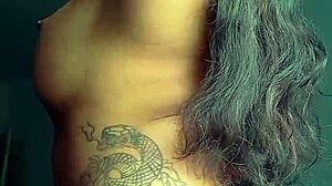 Tattooed Prostitute Shows Off Ass And Cock In Amateur Tease