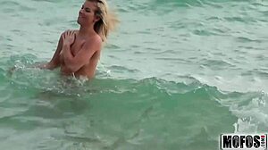 sammi's beach body milks cum with strapon femdom pantyhose