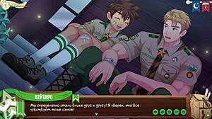 scoutmaster chats up game friends camp teen in episode 7 russian