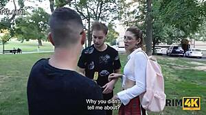 nerd couple rims ass on sofa like hungry beasts