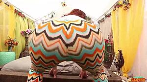 marcy diamond's big ass pussy gets licked to orgasm